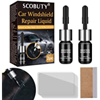 SCOBUTY Kit de Reparación de Parabrisas- Windshield Repair Kit- Repare Reparación de Grietas en el Parabrisas del Vidrio…